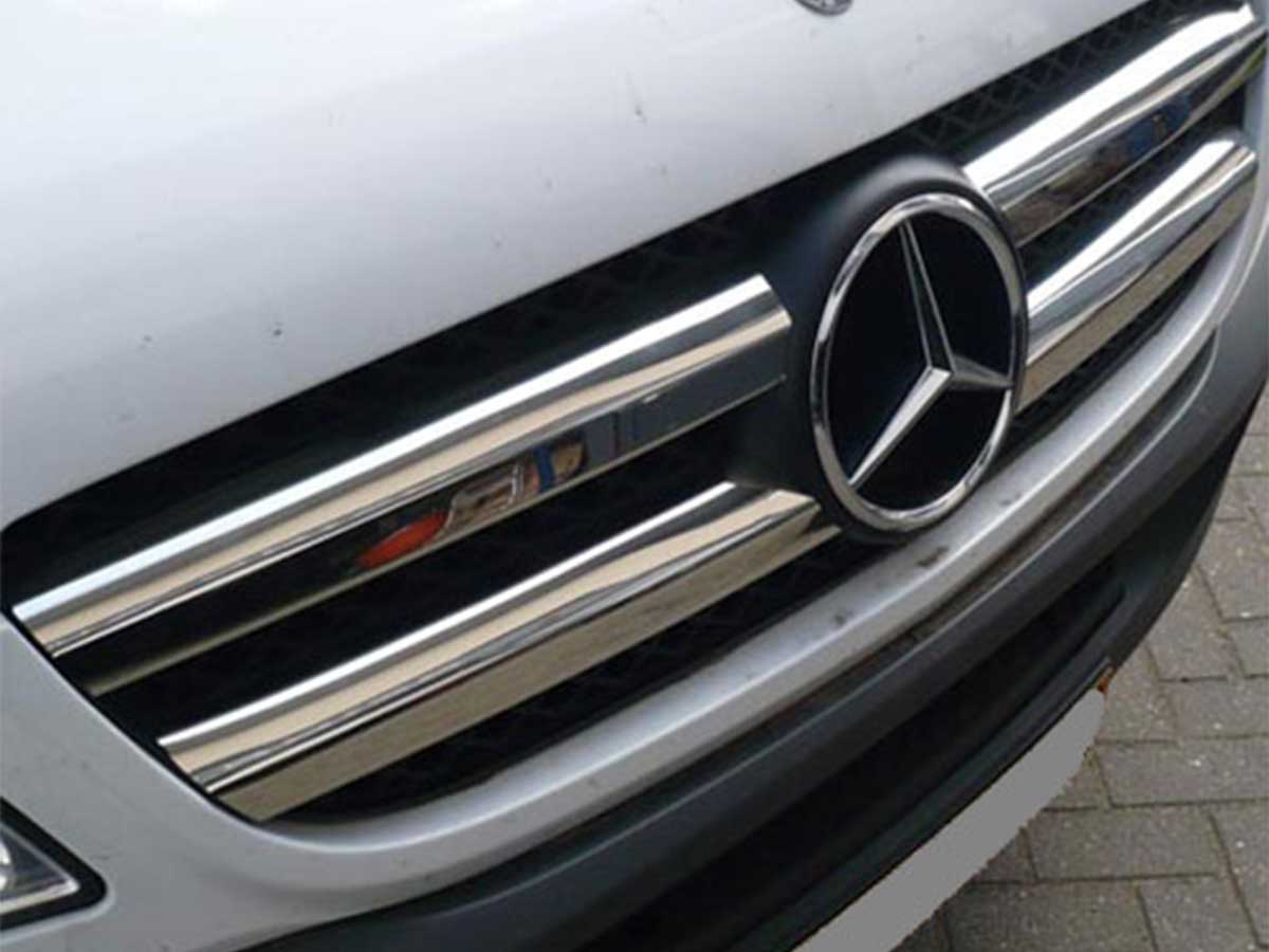 Grille RVS 4-delig Mercedes Sprinter