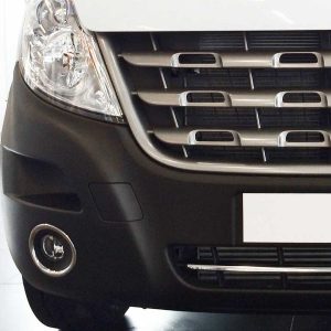 Mistlampcovers RVS 2-delig Opel Movano Renault Master Nissan NV400