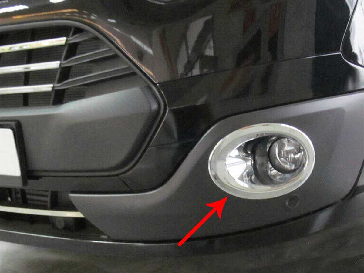 Mistlampcovers-Mercedes-Citan Mistlampcovers ABS Chrome 2-delig Ford Transit Custom