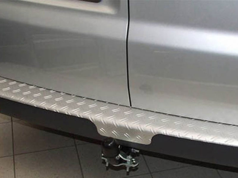 bumperplaat vw transporter met trekhaak lip