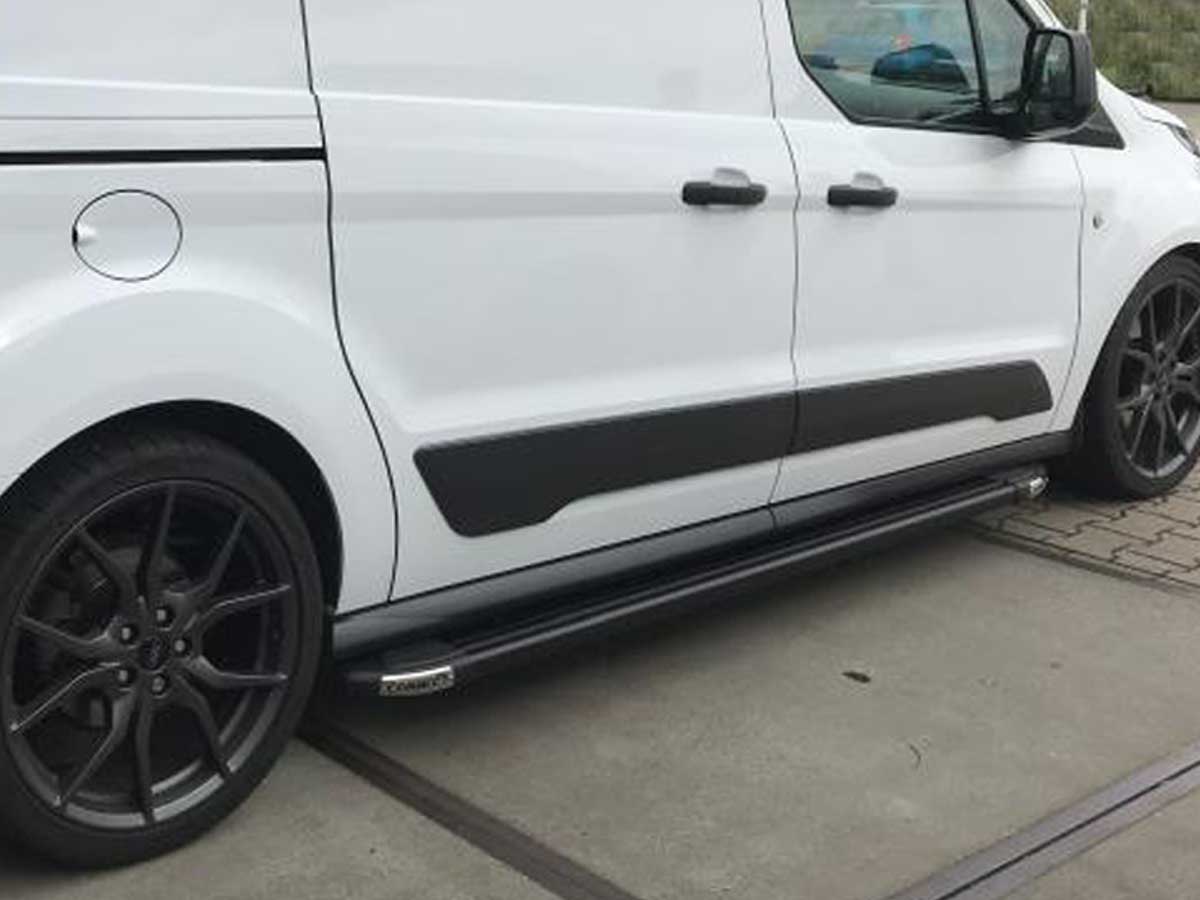 Treeplanken Aluminium Zwart Ford Connect