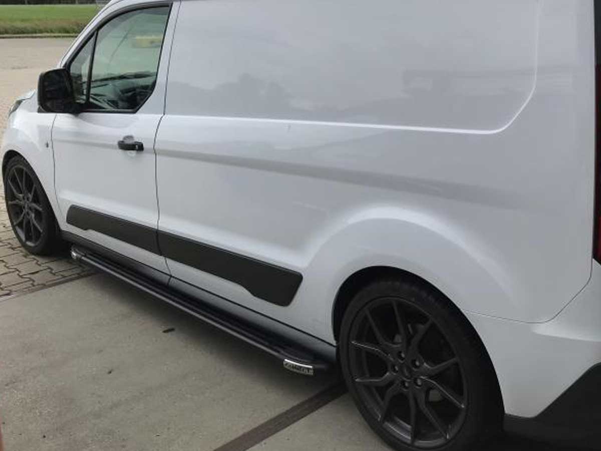 Treeplanken Aluminium Zwart Ford Connect