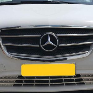 grill mercedes vito 2delig glans