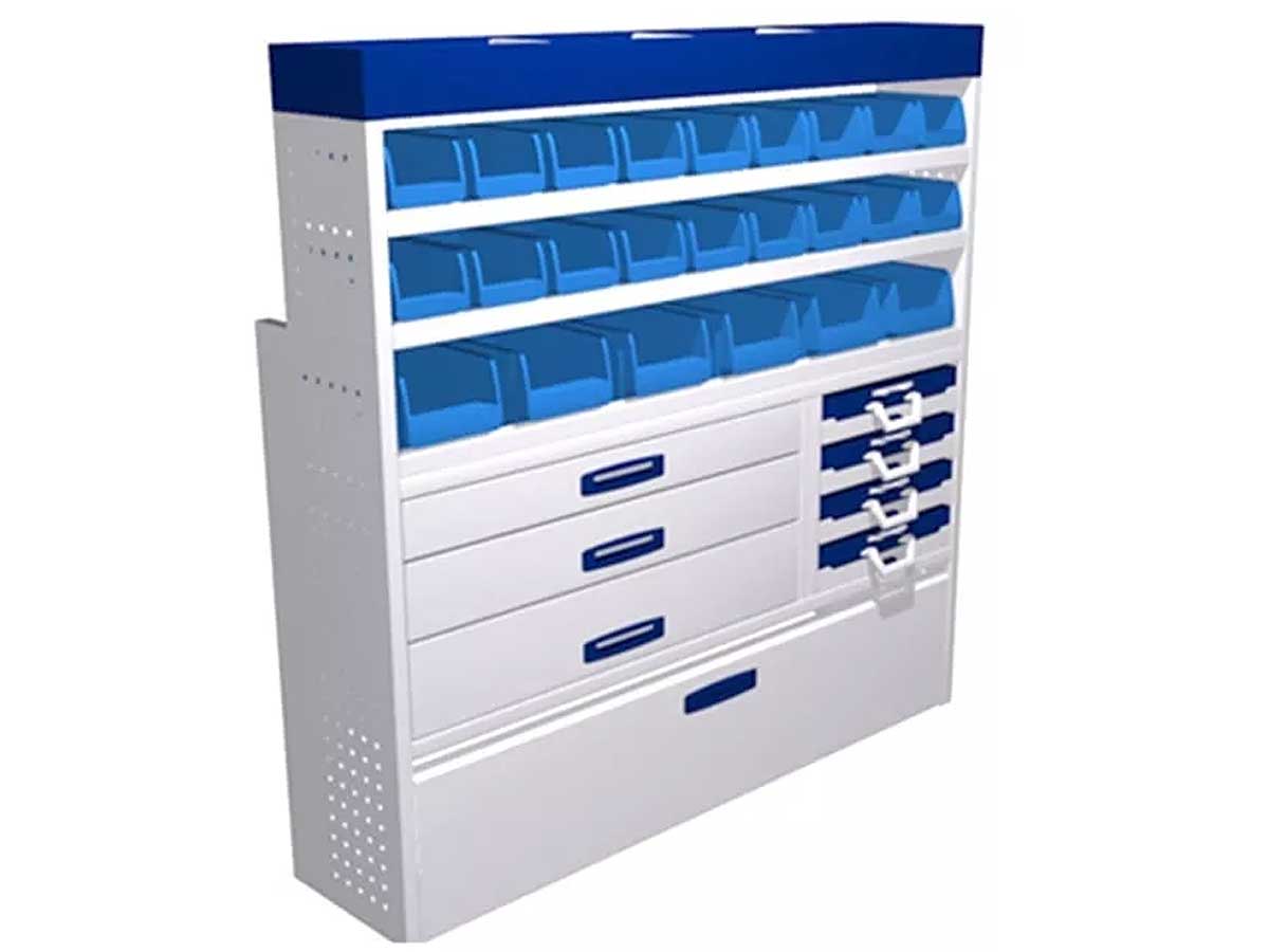 bedrijfswagen inrichting inbouwkast G-3-150 bedrijfswagen inrichting inbouwkast G-3-150