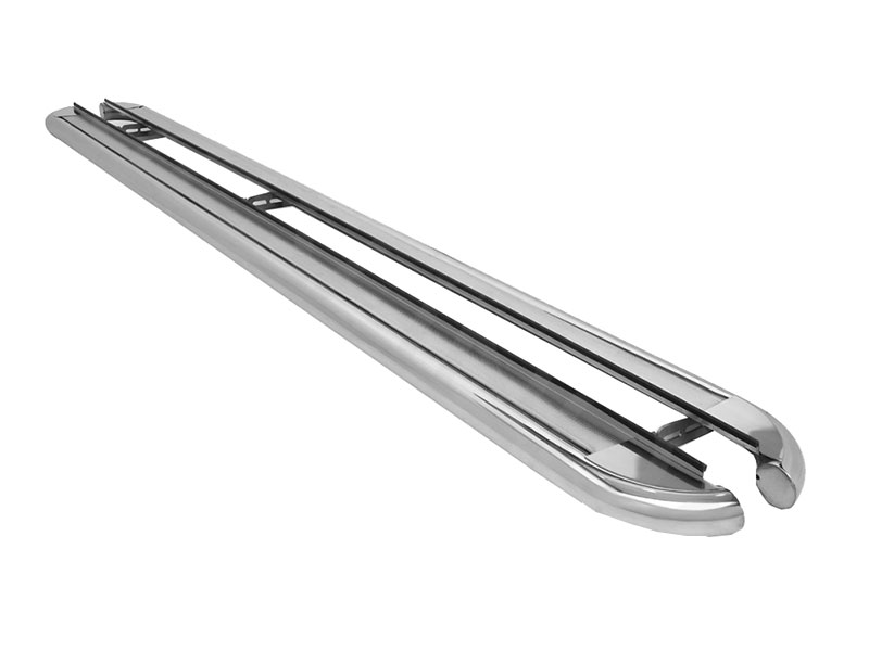 rvs-treeplanken-rvs-glans-volkswagen-transporter-L2-L1-vrijstaand RVS Treeplanken Glans