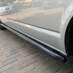 sidebars zwart rvs g-serie bocht