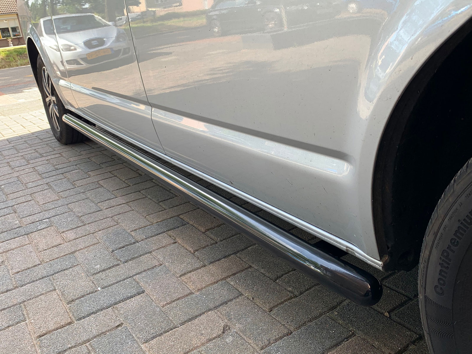 sidebars zwart rvs g-serie bocht sidebars zwart rvs g-serie bocht