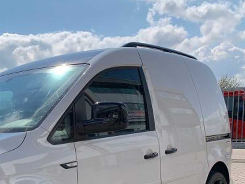 vw caddy dakrails zwart