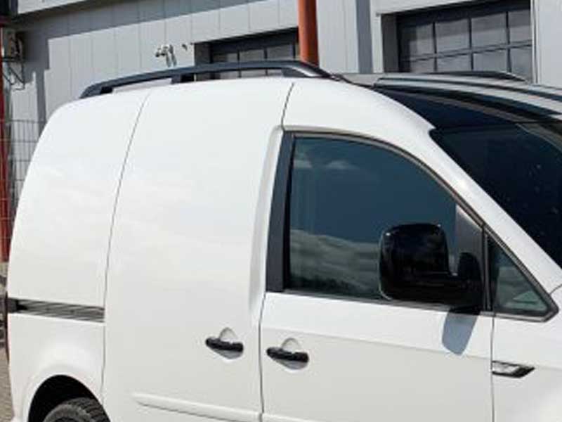 vw caddy dakrails zwart