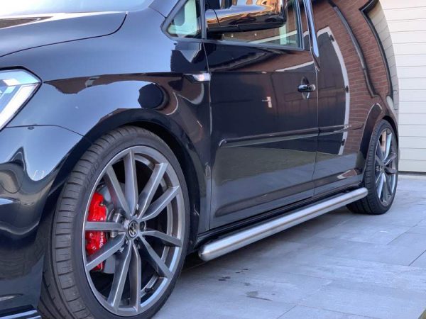 vw caddy 2015+ sidebars rvs mat g bocht vw caddy 2015+ sidebars rvs mat g bocht