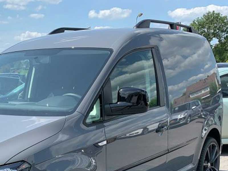 vw caddy dakrails zwart