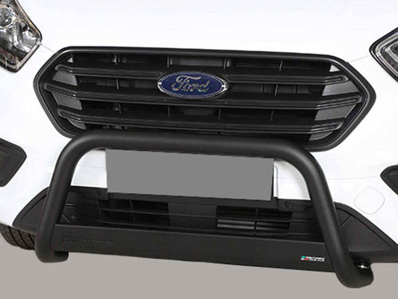 76mi63-z2018_ford_transit_custom_pushbar_zwart RVS Bullbar Zwart Ford Transit Custom