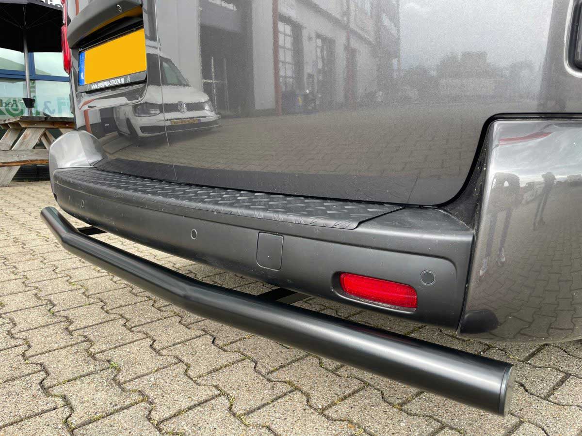 Achterbar Rearbar RVS Zwart