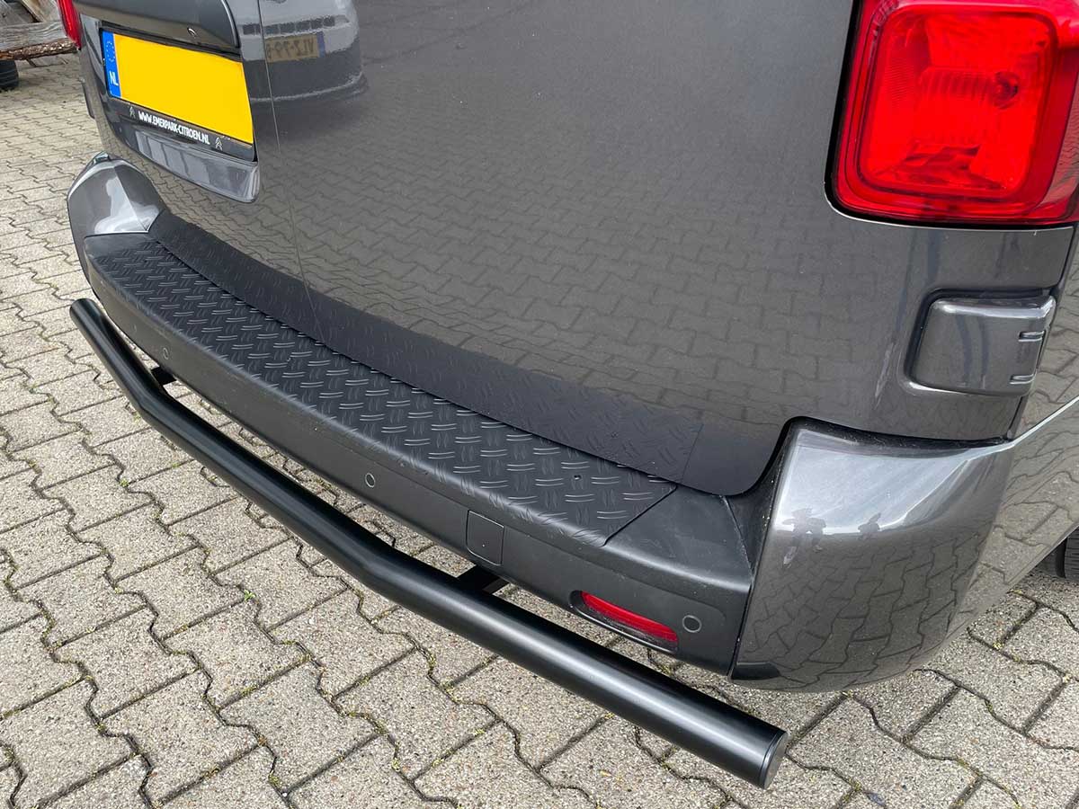 Achterbar Rearbar RVS Zwart