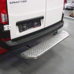 RVS achteropstap bumperbreed