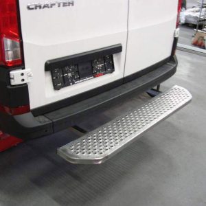 RVS achteropstap bumperbreed