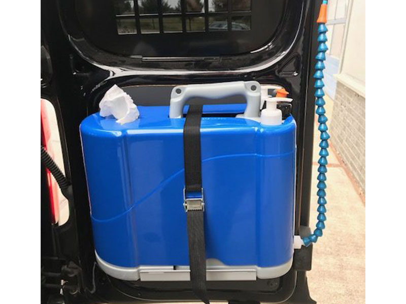 wasunit Wasunit voor laadruimte bestelauto