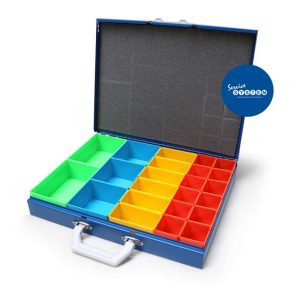 Assortimentskoffer staal blauw