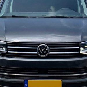 Chrome strip ondergrill 3 delig VW Transporter T6