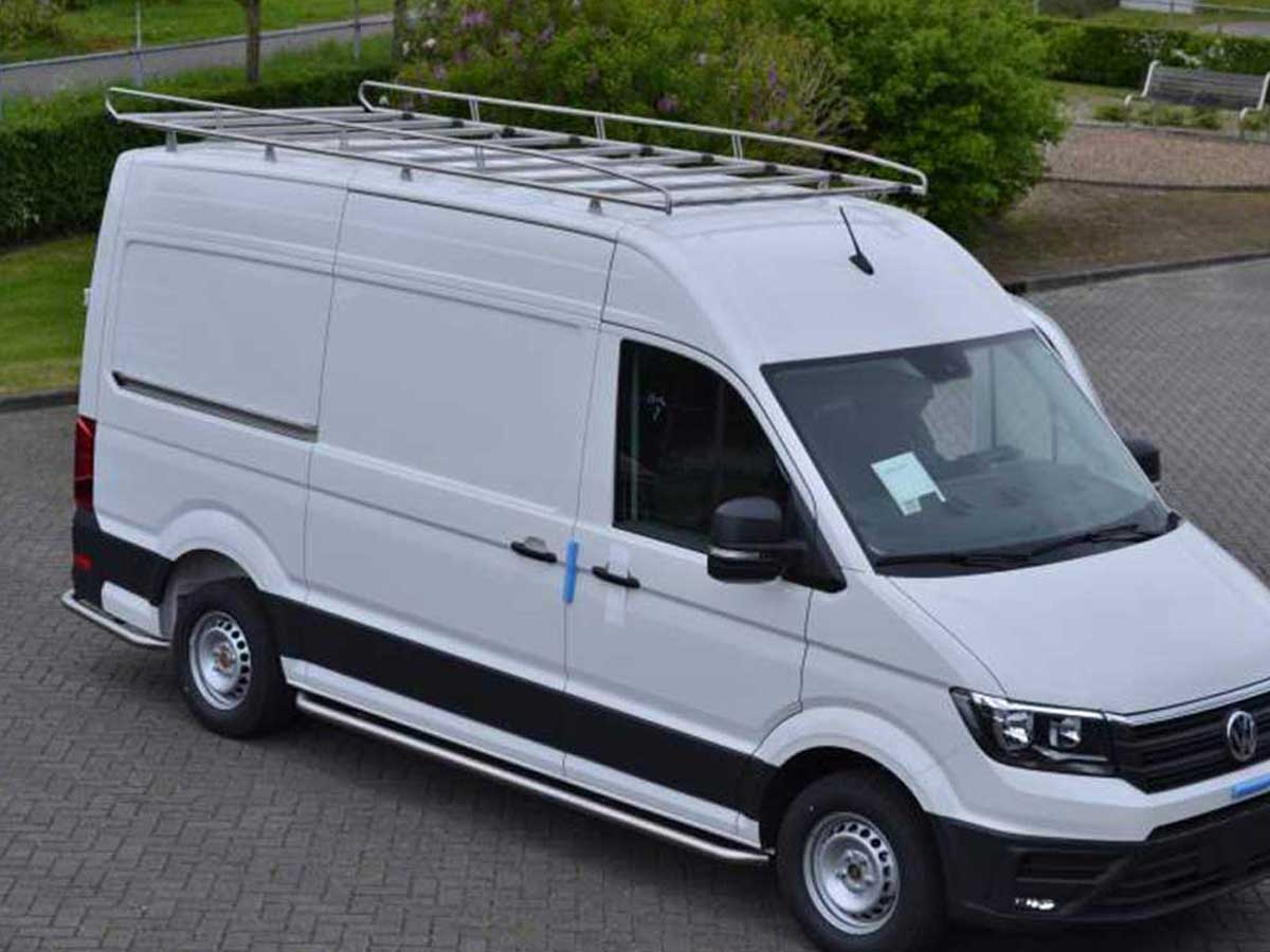 VW-Crafter-sidebars Achterbar Rearbar RVS Rondom