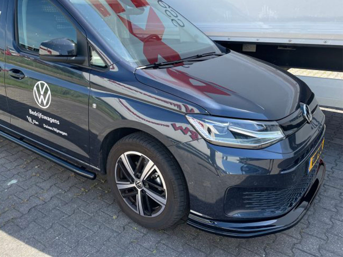 VW Caddy Onderspoiler V2 Zwart