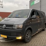 Sidebars led verlichting vw transporter t5 t6 rvs glans