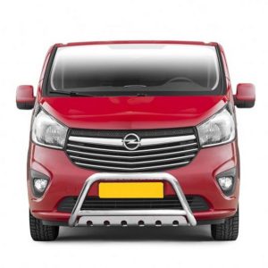 Bullbar RVS met skidplate Vivaro Trafic