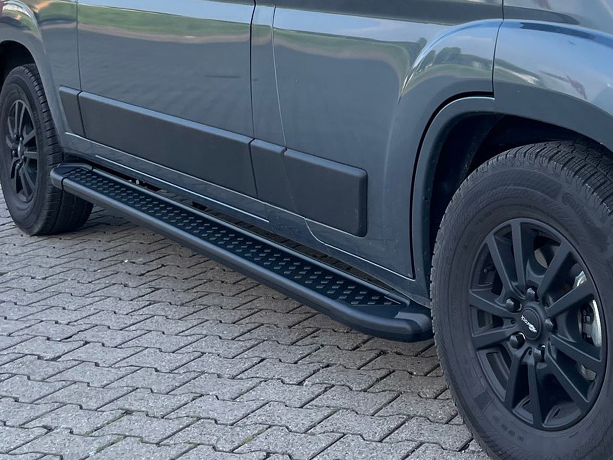 Treeplanken zwart Jumper Boxer Ducato