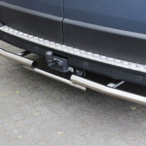 RVS achterbar rearbar universeel voor trekhaak