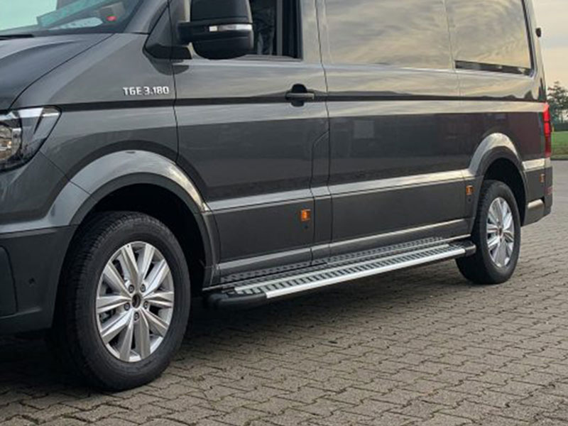vw crafter treeplanken aluminium MAN TGE L3