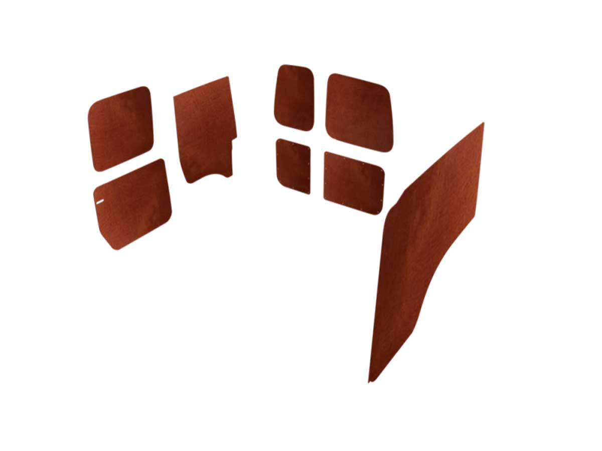 wandbekleding-volkswagen-caddy-bruin-vrijstaand Wand en deur panelen Volkswagen Caddy