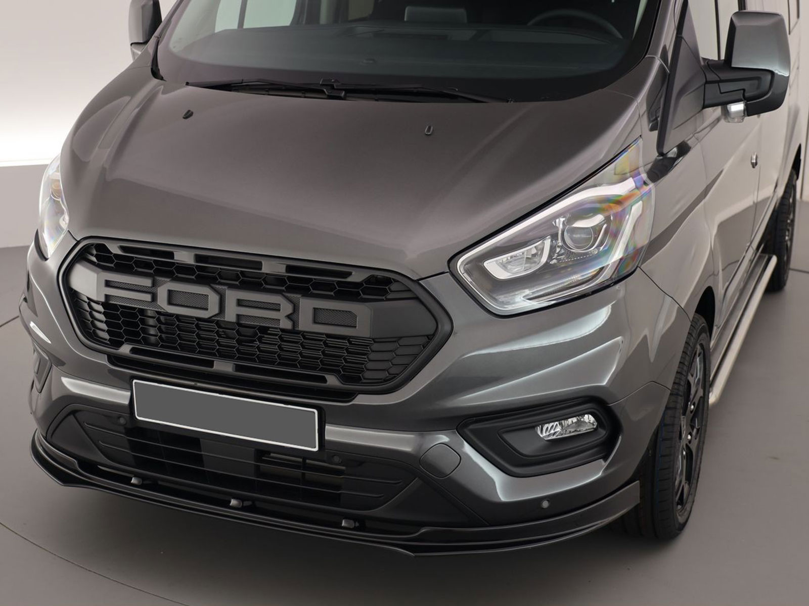 onderspoiler glans v1 zwart