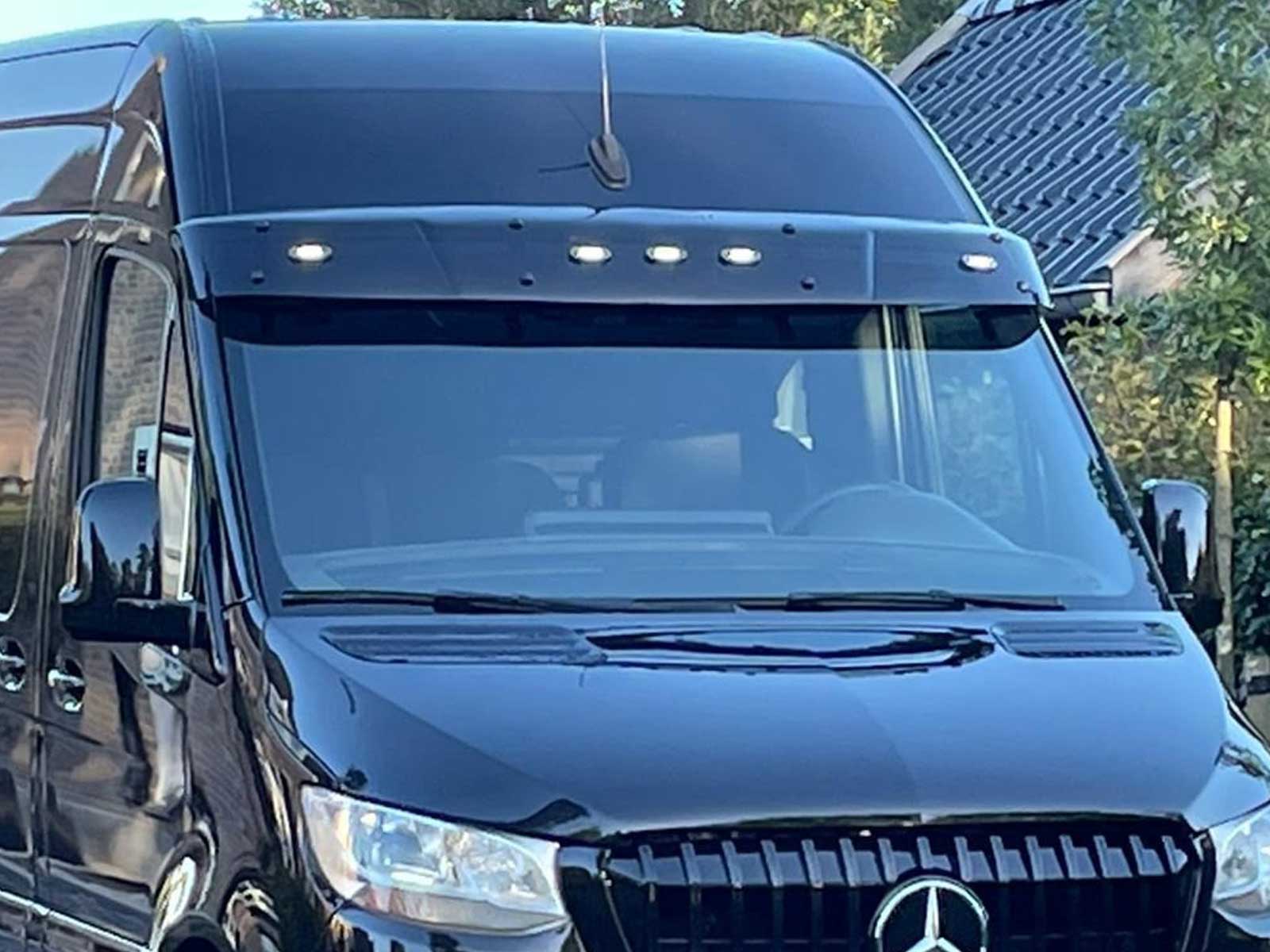 zonneklep met ledverlichting sprinter crafter