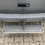 RVS achteropstap midden