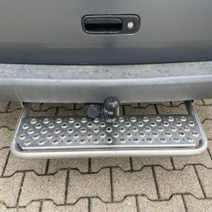 RVS achteropstap midden