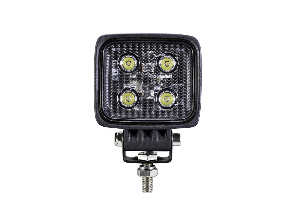 809000-5 12-LED Flitser Amber Wit - 12/24V