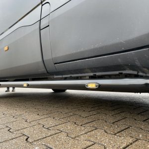 rvs sidebars zwart met led verlichting