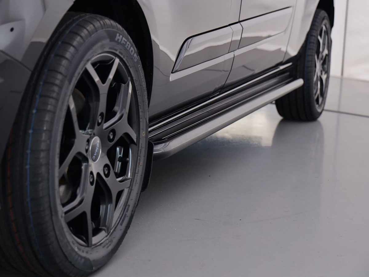 RVS Treeplanken Glans zwart