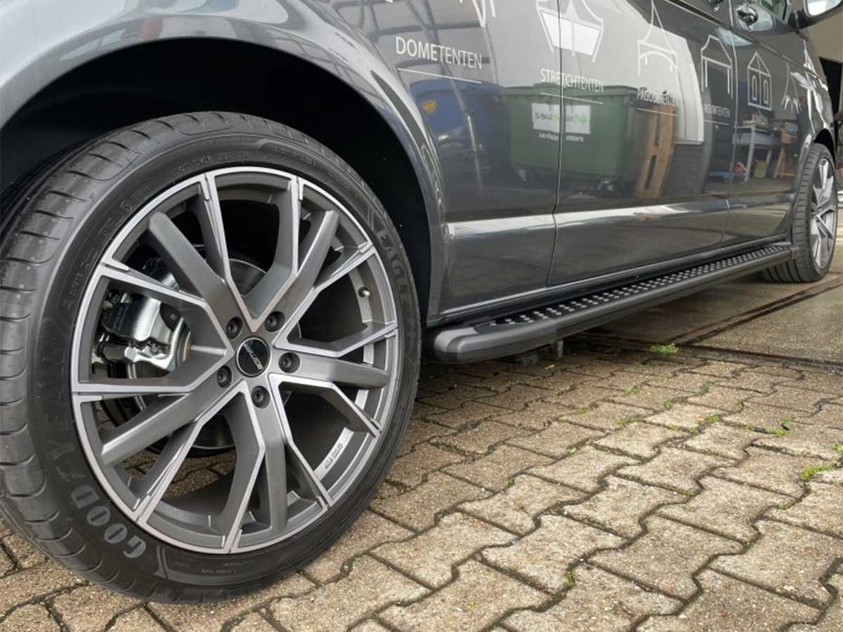 Treeplanken Volkswagen Multivan Aluminium